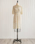 1980s Silk Floral Dress